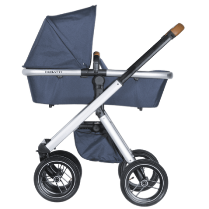 Dubatti One Gestell und Rahmen Silver/Cognac – Kinderwagenrahmen - Neu