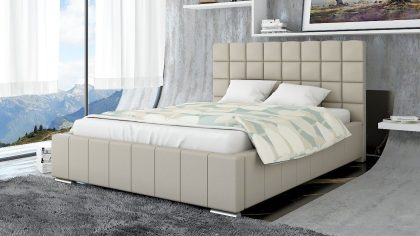 Polsterbett Bett Doppelbett MATTEO 140x200cm inkl.Bettkasten