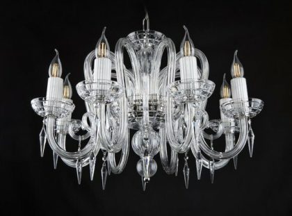 Wohn Ess Zimmer Luster Kronleuchte Deckenlampe Leuchte Lampe Kristall