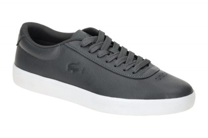 Lacoste SMA0065_032 Herrenschuhe dunkelgrau Sneakers Gummisohle bequem