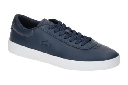 Lacoste SMA0065 Court Sneakers Navy/White Echtleder Herrenschuhe