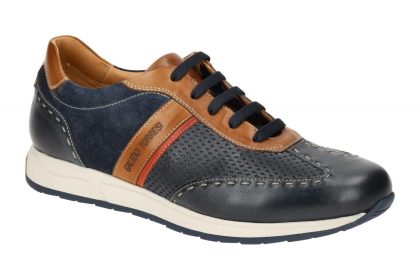 Galizio Torresi 419610 Blu / Jeans Herren Sneaker Echtleder Laufsohle Gummi e...