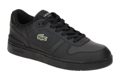 Lacoste SMA0031 Herren Sneakers Schwarz blk/blk Glattleder Mesh Gummisohle