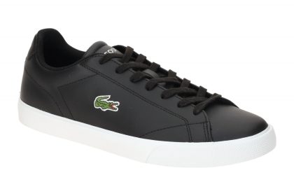 Lacoste Herrenschuhe 49CMA0036_312 LEROND SET Schwarz Sneaker Gummisohle